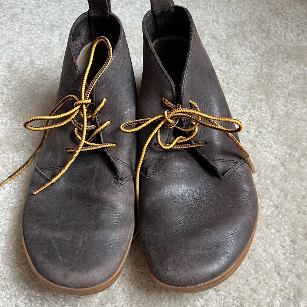 VIVO Barefoot Gobi II brown leather boots, size 41